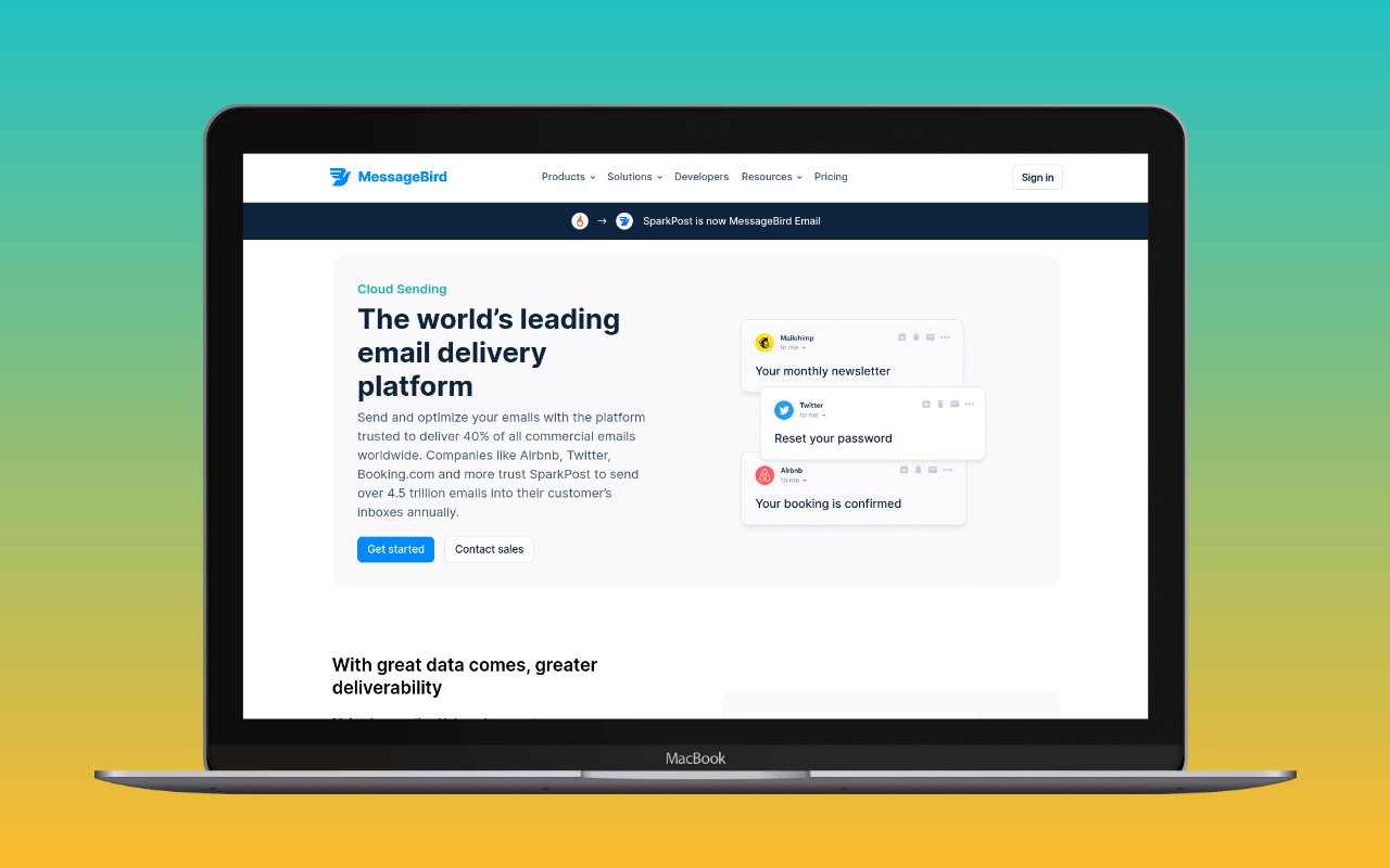 Bird (formerly MessageBird, formerly SparkPost) as a WordPress SMTP server