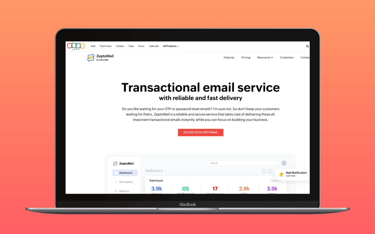 Zeptomail (by Zoho) as a WordPress SMTP Server