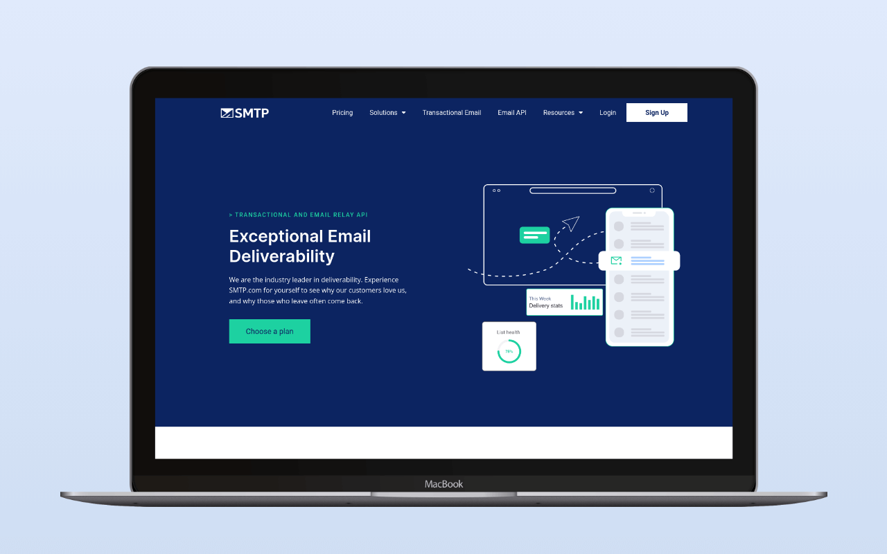 SMTP.com as a WordPress SMTP Server