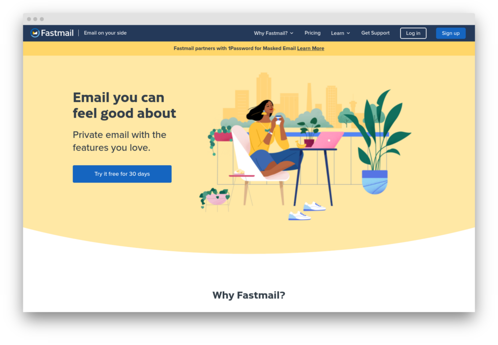 Fastmail Email Hosting and Forwarding