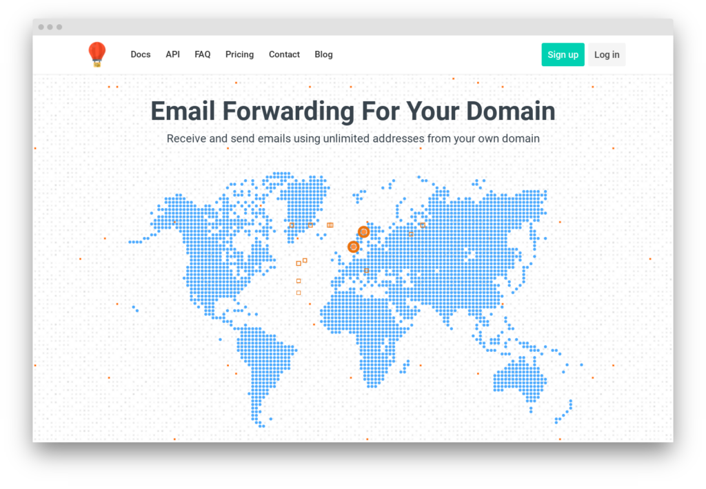 Mailwip (formerly Hanami) Email Forwarding