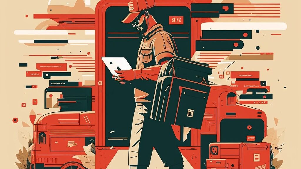 Postman illustration