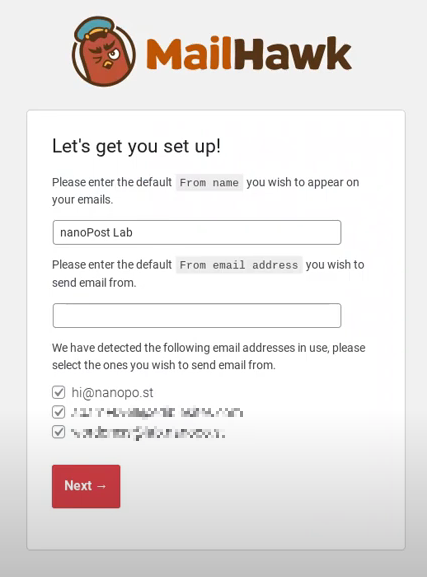 Mailhawk authorized users